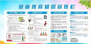 健康教育知识宣传栏图片