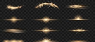 金色光效素材图片