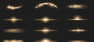 金色光效素材图片