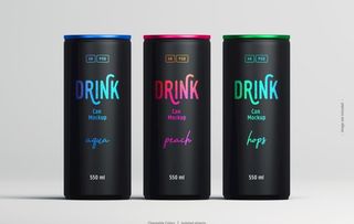 易拉罐样机图片