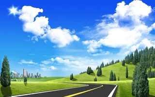 psd自然风景分层素材图片