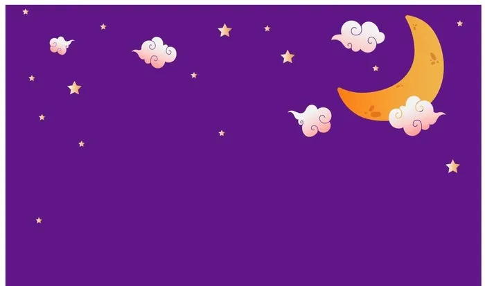 月亮星星背景图片