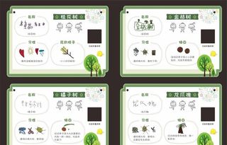 植物介绍牌图片