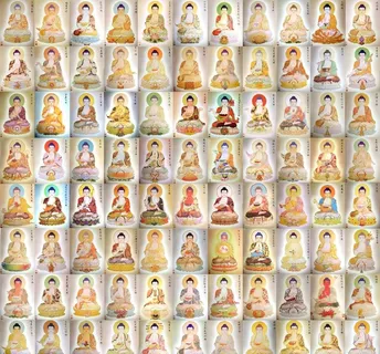 水墨八十八佛	,八十八佛,文化艺术,