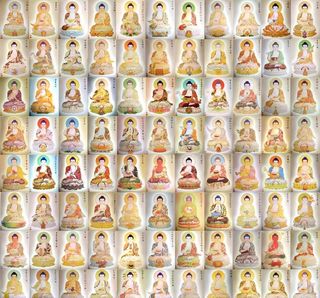 水墨八十八佛	,八十八佛,文化艺术,