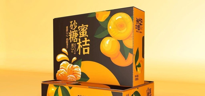 砂糖桔包装图片cdr矢量模版下载
