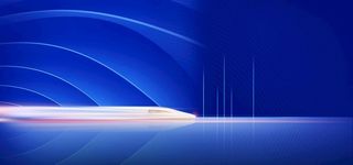 高铁科技蓝背景图片