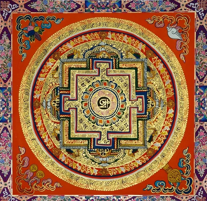 唐卡坛城图片