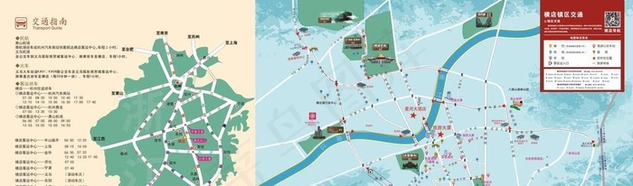 景区导览图图片cdr矢量模版下载
