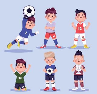 足球人物图片