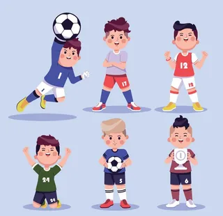 足球人物图片