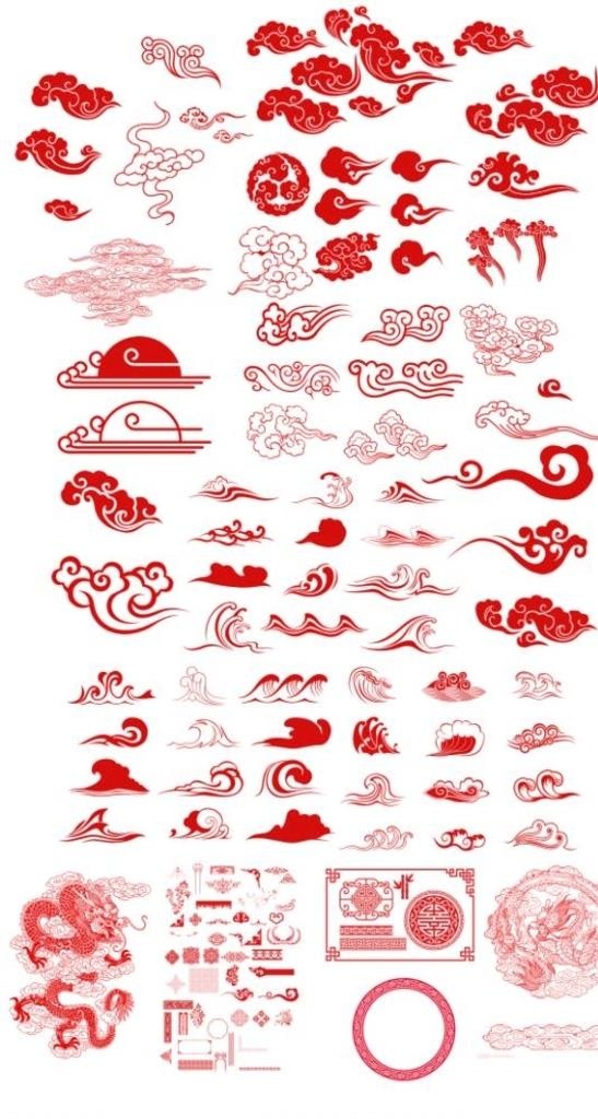 祥云图片(5000x5000)psd模版下载