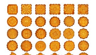月饼插画素材图片