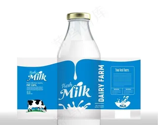 牛奶包装图片