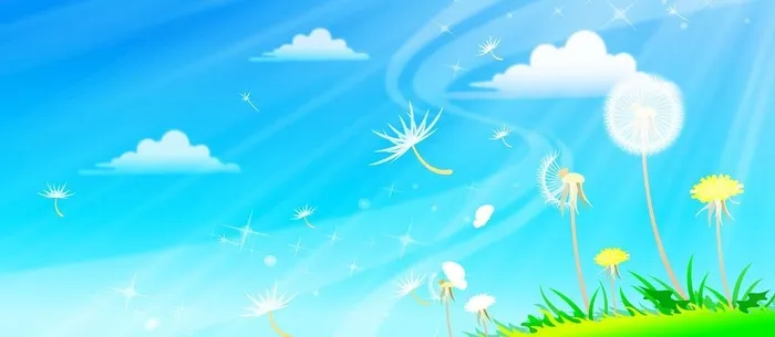 蓝天白云草地图片(4724x2362)psd模版下载