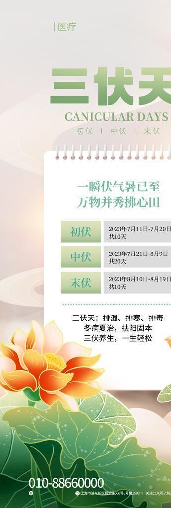伏天海报图片(1242x2688)psd模版下载