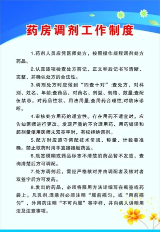 药品管理制度图片