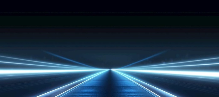 黑背景蓝色光线图片