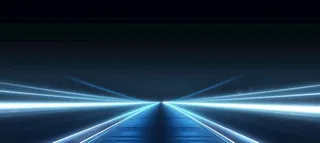 黑背景蓝色光线图片