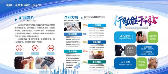 企业展板图片(4000x1912)psd模版下载