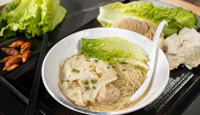 鲜肉云吞面图片