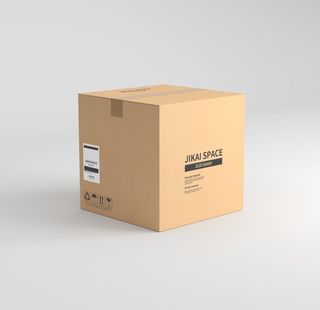 牛皮纸包装盒快递纸箱样机图片