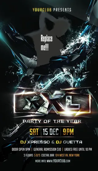 酒吧活动海报图片