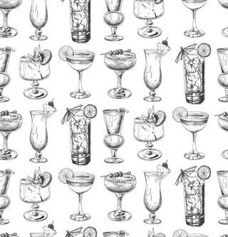 鸡尾酒图案图片