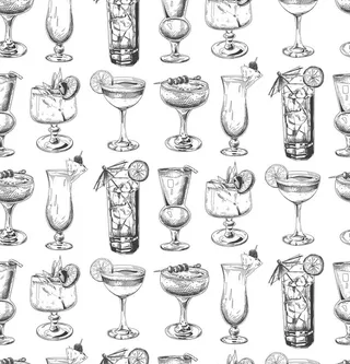 鸡尾酒图案图片