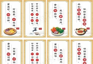 食堂文化展板图片