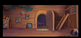 动画室内场景分层图片