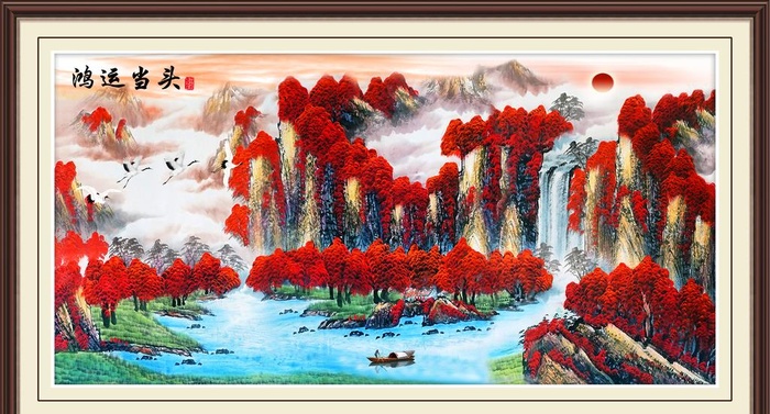 鸿运当头图片(12898x7347)psd模版下载
