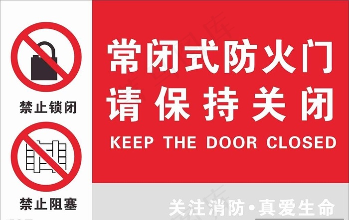 常闭防火门图片cdr矢量模版下载