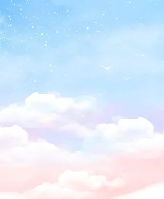 梦幻彩虹天空背景图片