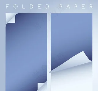 白色卷页卷纸图片