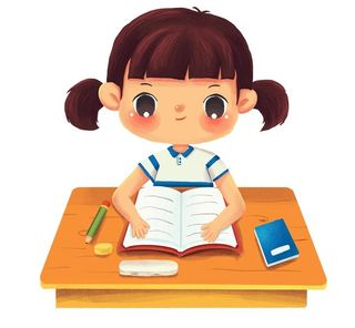 卡通,人物,学习,看书,读书,,设计,广告