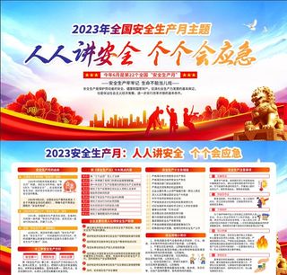 安全生产月图片