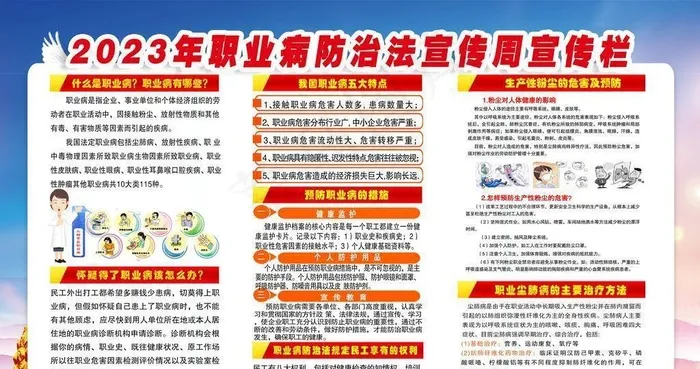职业病防治法宣传栏图片(4370x3071)
