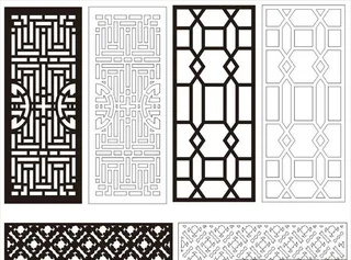 镂空雕刻雕花图片