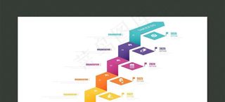 多彩数据信息图表图片