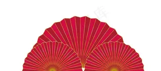 矢量古风折扇图片