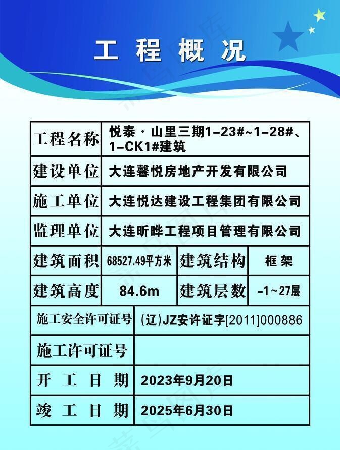 工地展板 图片(2898x4409)psd模版下载