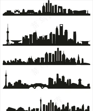 城市剪影图片