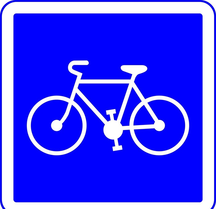 自行车标识图片