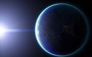 行星,太阳系,宇宙,星空,蓝天,太空,地