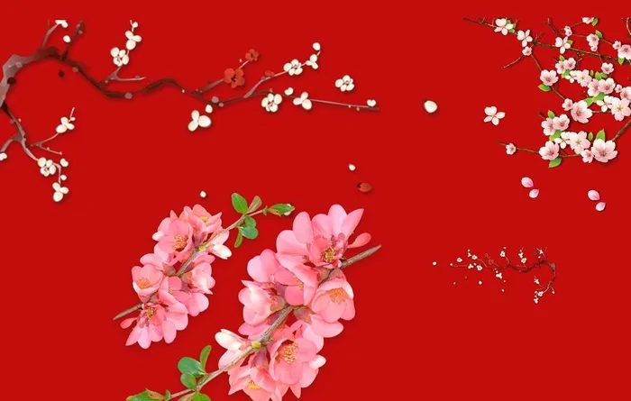 花图片(3000x2000)psd模版下载