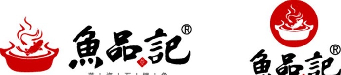 鱼品记logo图片ai矢量模版下载