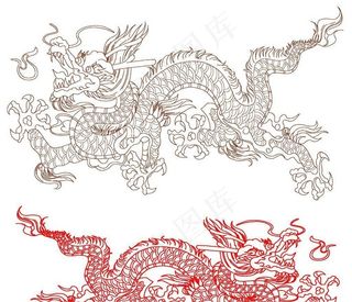 矢量龙图片