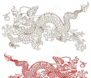 矢量龙图片