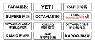 斯柯达车铭牌图片